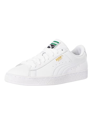 Puma Zapatillas Basket Classic De Piel, Blanco
