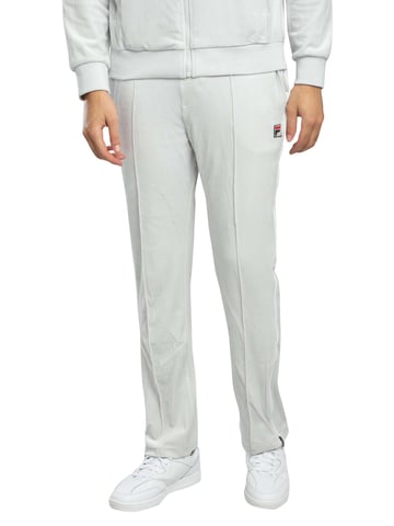 Fila Pantalones Deportivos Rectos De Terciopelo Fio, Azul