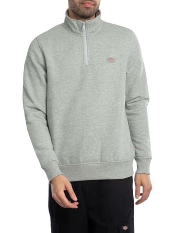 Dickies Sudadera Con Cremallera De Un Cuarto Oakport, Gris