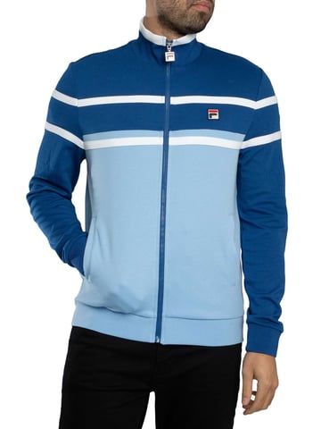 Fila Chaqueta Deportiva Con Paneles En Contraste Giovanni, Azul