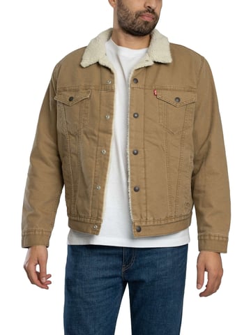 Levi's Tipo 3 Sherpa Camuflaje Chaqueta, Marrón