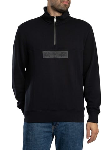 Napapijri Polar Con Cremallera Y Logotipo De Caja, Negro