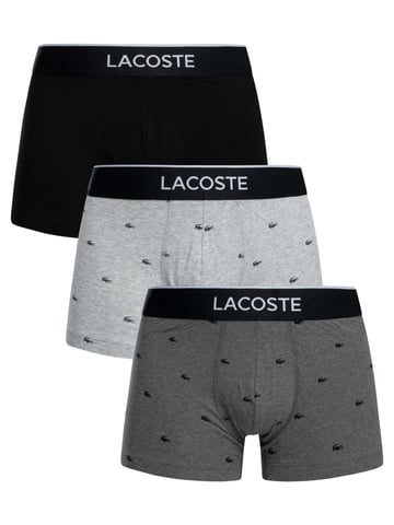 Lacoste 3 Pack Trunks, Multicolor