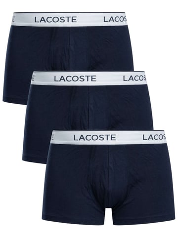 Lacoste 3 Pack Trunks, Azul