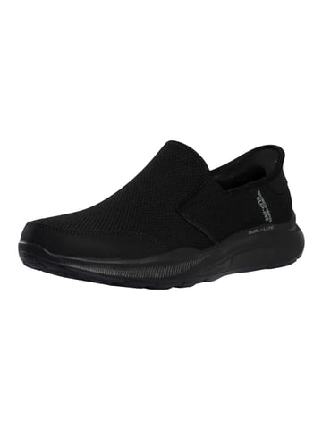 Skechers Zapatillas Equalizer 5.0 De Ajuste Relajado Sin Cordones, Negro