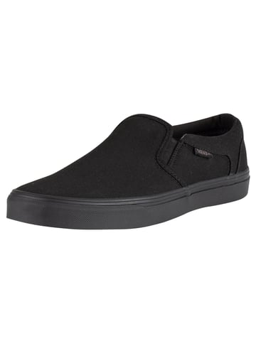 Vans Zapatillas De Lona Asher, Negro