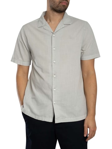 Superdry Camisa De Manga Corta Cabana, Gris