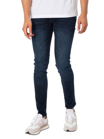 Jack & Jones Vaqueros Pitillo Liam Original 004, Azul