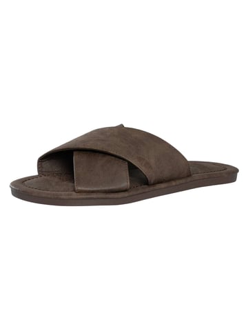 Superdry Deslizadores De Correa Cruzada Vintage, Marrón