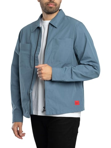 HUGO Camisa Evalom, Azul
