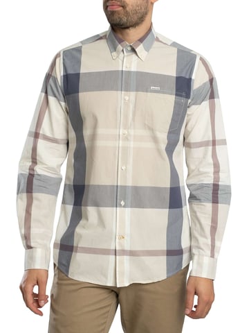 Barbour Camisa Escocesa A Medida De Harris, Gris