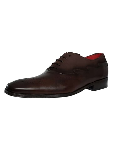 Jeffery West Zapatos Oxford De Piel De Ante Bicolor, Negro