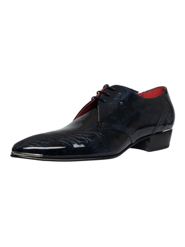 Jeffery West Zapatos De Cuero Brogue Branch, Azul