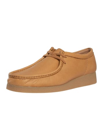 Clarks Zapatillas De Cuero Wallabee Evo, Marrón