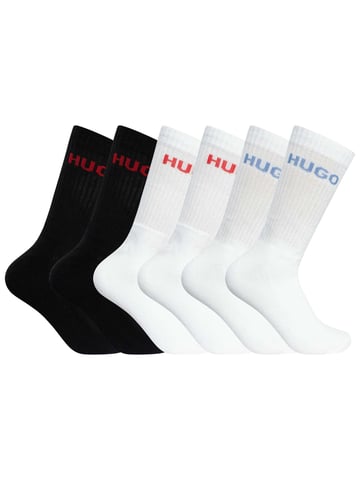 HUGO Paquete De 6 Calcetines Cortos, Multicolor