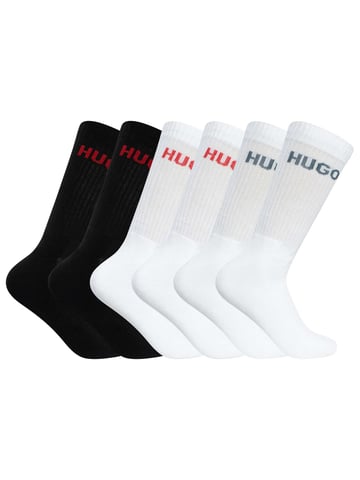 HUGO Paquete De 6 Calcetines Cortos, Multicolor