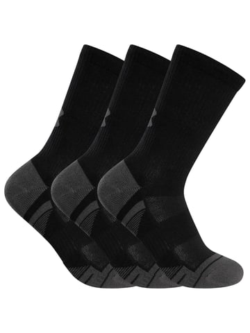 Under Armour Paquete De 3 Calcetines Deportivos Técnicos De Alto Rendimiento, Negro