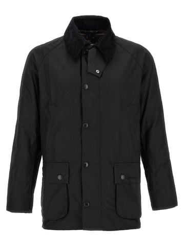 Barbour Chaqueta Encerada Ashby, Negro