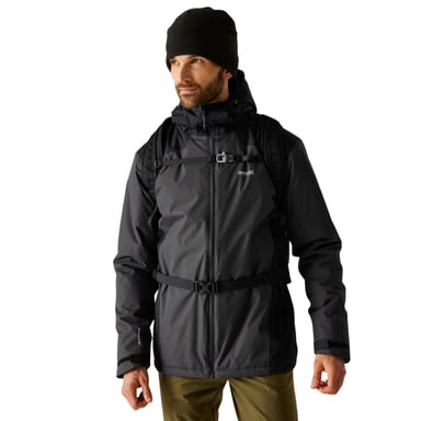 Regatta Chaqueta Impermeable Y Aislante Thornridge, Negro