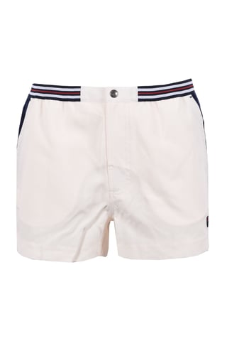 FILA HIGHTIDE 4 TERRY POCKET STRIPE SHORTS GARDENIA/FILA NAVY