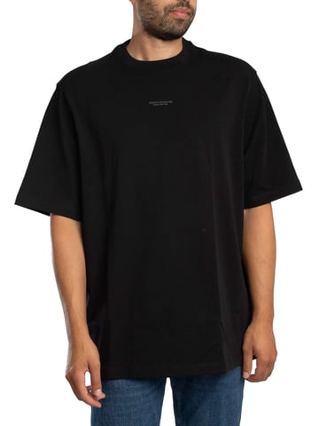 Armani Exchange Camiseta De La Marca Comfort, Negro