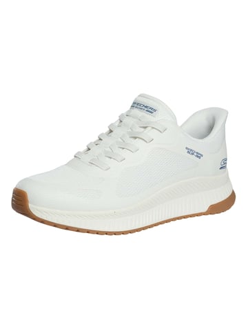 Skechers Zapatillas De Deporte Sin Cordones BOBS Sport Squad Chaos 4, Blanco