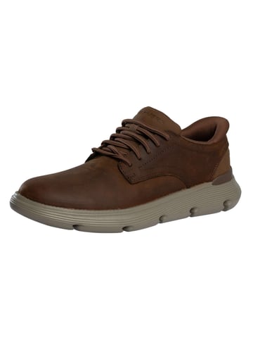 Skechers Zapatillas Sin Cordones Garza De Cuero, Marrón