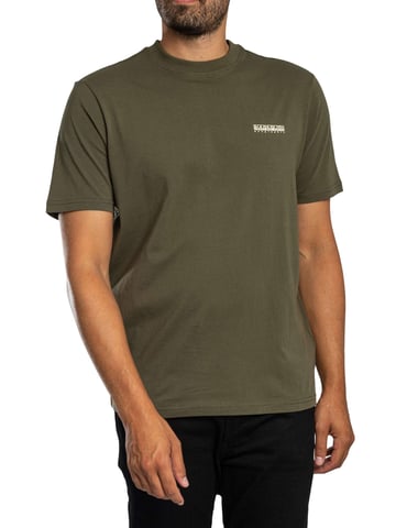 Napapijri Camiseta De Caja Pequeña, Verde