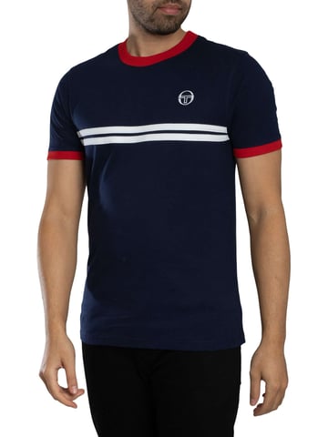 Sergio Tacchini Camiseta Supermac, Azul