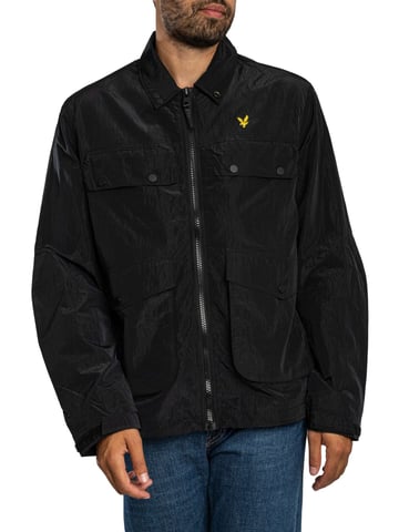 Lyle & Scott Chaqueta Blusón De 4 Bolsillos, Negro