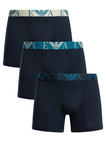 Emporio Armani Pack De 3 Calzoncillos Boxer, Azul