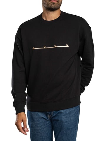 HUGO Sudadera Datrisweat, Negro