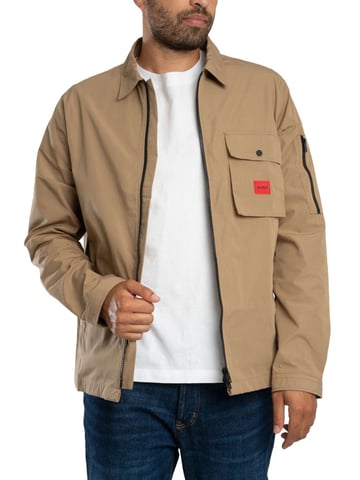 HUGO Sobrecamisa Emmond, Marrón