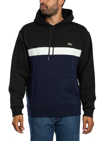 Lacoste Sudadera Con Capucha De Logo, Azul