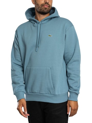 Lacoste Sudadera Con Capucha De Logo, Azul
