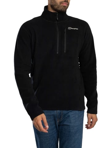 Berghaus Polartec Prism Micro Con Media Cremallera, Negro