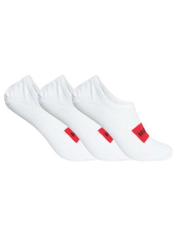 HUGO Paquete De 3 Pares De Calcetines Bajos Con Etiqueta, Blanco