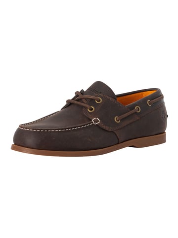 Timberland Náuticos De Piel Cedar Bay, Marrón