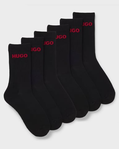 HUGO Paquete De 6 Calcetines Cortos, Multicolor