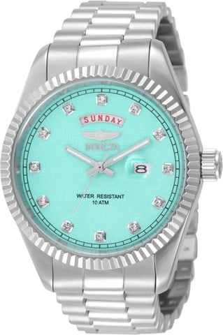 Invicta Specialty 51048 Reloj para hombre - Movimiento de cuarzo - Acero inoxidable con esfera azul - 43 mm