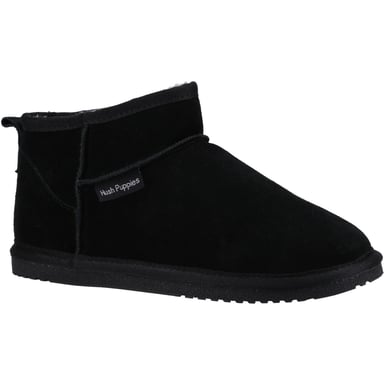 Hush Puppies Ashanti Suede Women's Black Slippers