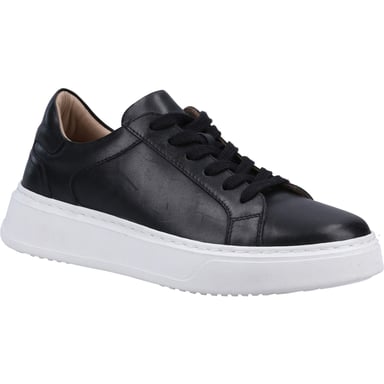 Hush Puppies Camille Leather Women's Black Trainers