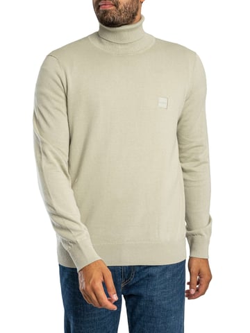 BOSS Jersey De Cuello Alto Akiro, Beige