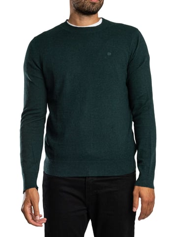 Superdry Punto Esencial De Mezcla De Lana LW, Verde