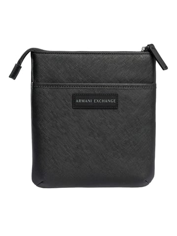Armani Exchange Bolso Bandolera Con Logo, Negro