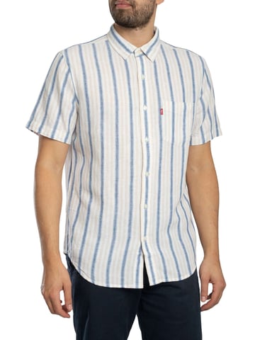 Levi's Camisa De Manga Corta Sunset, Blanco