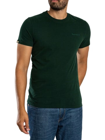 Superdry Camiseta Con El Logotipo Esencial De La Empresa, Verde