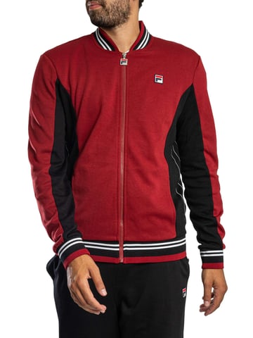 Fila Chaqueta Deportiva De Béisbol Settanta, Rojo