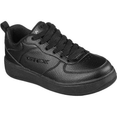 Boy's Skechers Children Sport Court 92 Trainers in Black