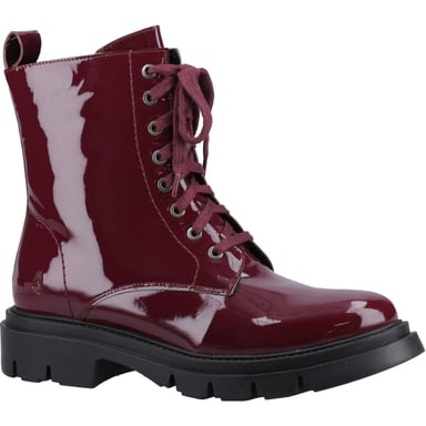 Hush Puppies Rhea Leather Women's Bordeaux Boots
